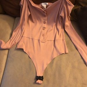 Fashion Nova off the shoulder bodysuit